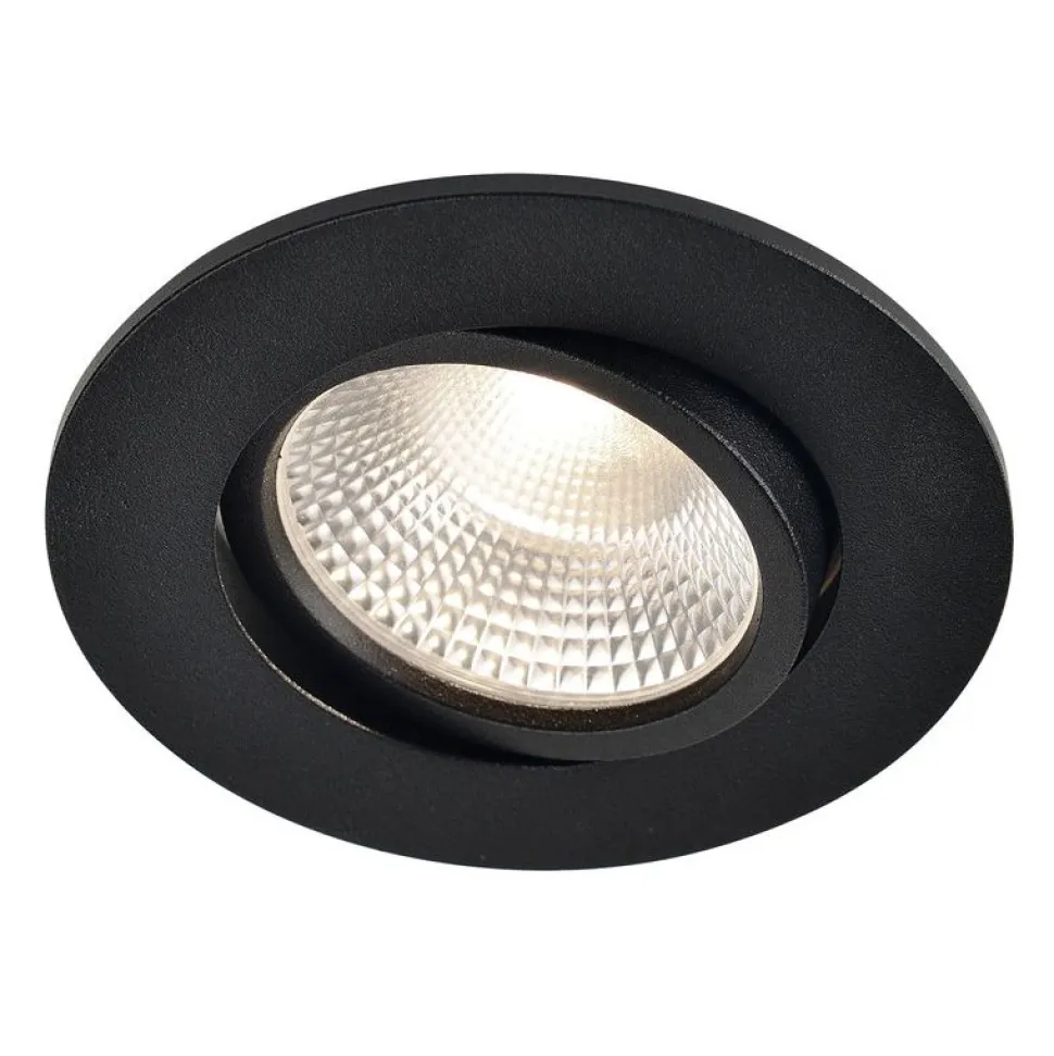 Alasvalo Airam Tilt, himmennettävä, IP65, 5W, 500lm, 3000K, musta