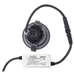 Alasvalo Airam Tilt, himmennettävä, IP65, 5W, 500lm, 3000K, musta