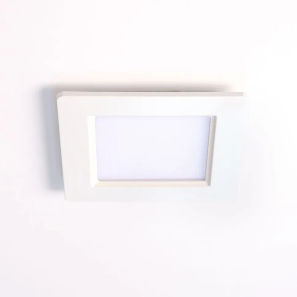 Alasvalo FTLIGHT Luce 6W 450lm 3000K/4000K IP44/IP20 himmennettävä upotettava neliö