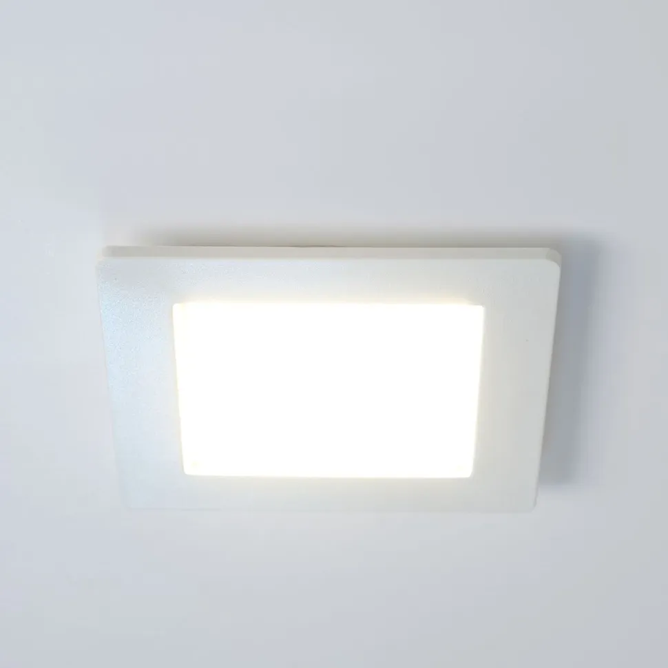 Alasvalo FTLIGHT Luce 6W 450lm 3000K/4000K IP44/IP20 himmennettävä upotettava neliö