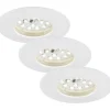 Alasvalo Briloner LED 5W IP44 upotettava valkoinen, 3kpl/pkt