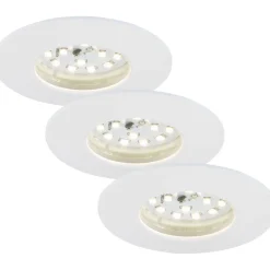 Alasvalo Briloner LED 5W IP44 upotettava valkoinen, 3kpl/pkt