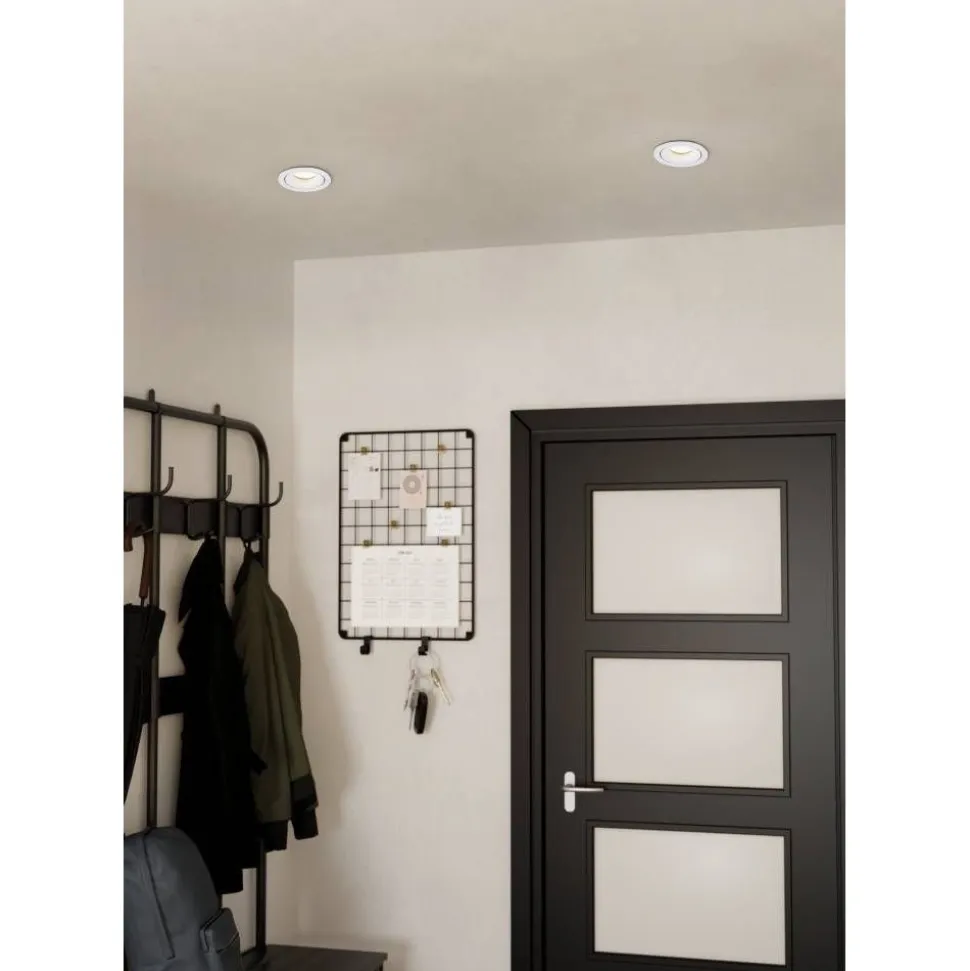 Alasvalo Eglo Arenals LED Ø9.2cm valkoinen