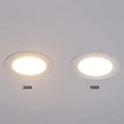 Alasvalo FTLIGHT Luce 6W 450lm 3000K/4000K IP44/IP20 himmennettävä upotettava pyöreä