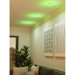 Alasvalosarja 3 x Eglo Calonge RGB LED Ø9.8cm valkoinen