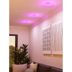 Alasvalosarja 3 x Eglo Calonge RGB LED Ø9.8cm valkoinen