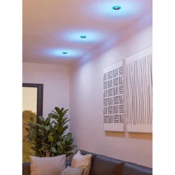 Alasvalosarja 3 x Eglo Calonge RGB LED Ø9.8cm valkoinen