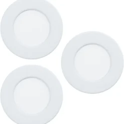 Alasvalosarja 3 x Eglo Fueva 6 LED CCT Ø8.6cm valkoinen