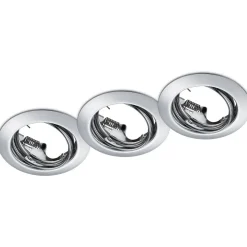 Alasvalosarja Trio Jura ø83x70 mm IP20 kromi 3 kpl/pak