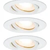 Alasvalosetti Paulmann Nova Ø93mm IP65 3-osainen valkoinen