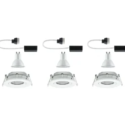 Alasvalosetti Paulmann Nova Ø93mm IP65 3-osainen valkoinen
