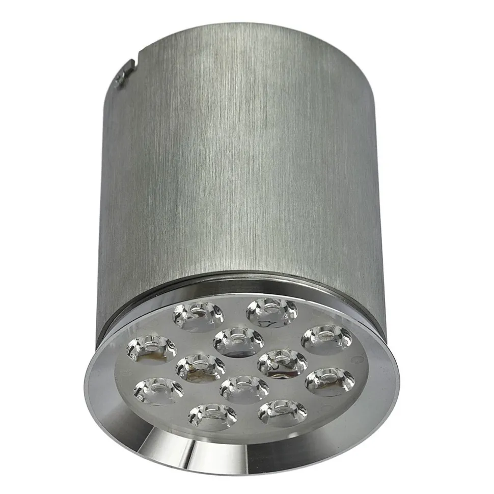 Alasvalo Spectrum Chloe 12LED 12W 60° Ø107.5x120mm alumiini, eri värilämpötiloja