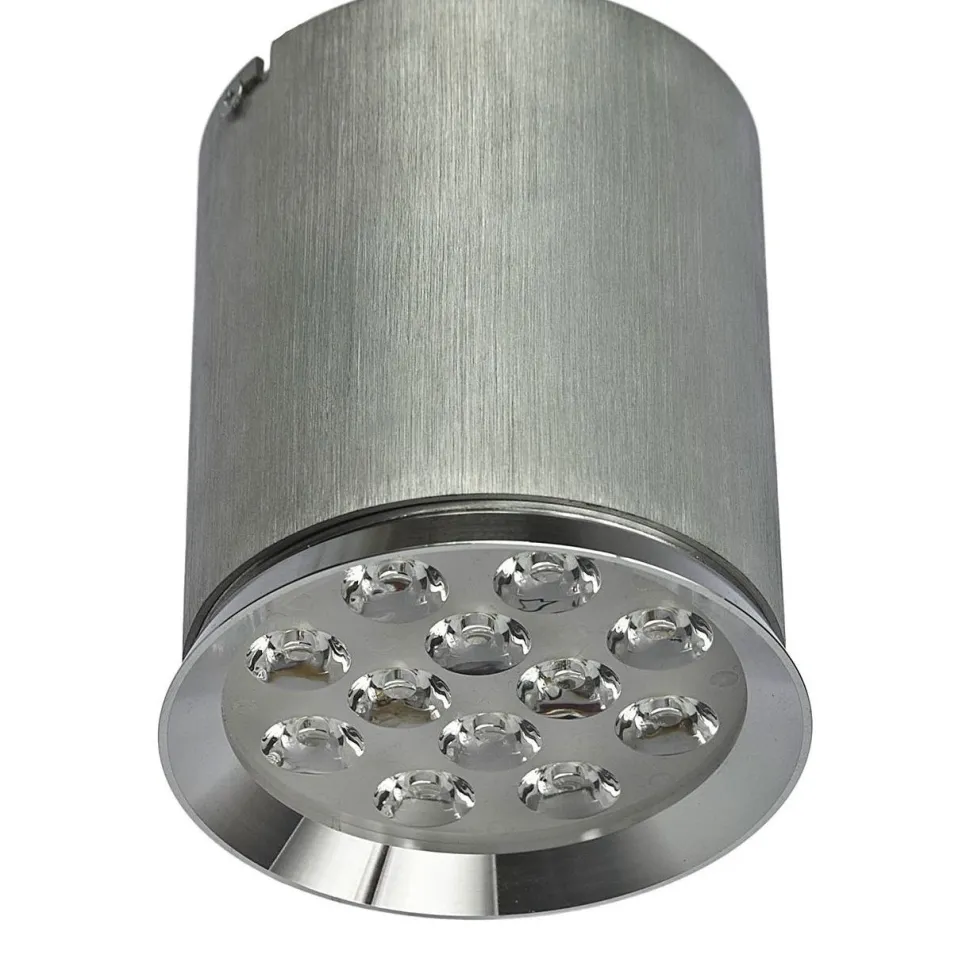 Alasvalo Spectrum Chloe 12LED 12W 45° Ø107.5x120mm alumiini, eri värilämpötiloja