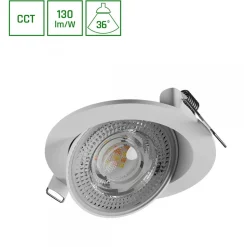Alasvalo Spectrum Mobilo Ø105x35mm LED 6.5W CCT 36° IP20 suunnattava valkoinen