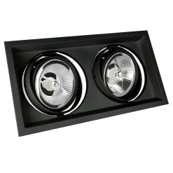Alasvalo Spectrum Modern Day Due Maxi 186x336x43mm 2x AR111 GU10 suunnattava upotettava