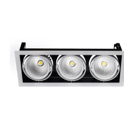 Alasvalo Spectrum Modern Day 3x1LED COB Citizen 40° 188x498x180mm 700mA 3x27W 3000K valkoinen