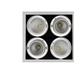 Alasvalo Spectrum Modern Day 4x1LED COB Citizen 40° 348x348x180mm 4x27W 3000K valkoinen