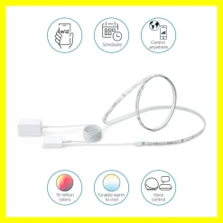 Aloituspakkaus WiZ älyvalonauha + ohjain Wi-Fi 2m