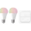 Aloitussetti Eglo connect.z 2 x RGB 9W + kytkin valkoinen