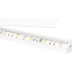 Alumiiniprofiili Airam Corner Profile, 1m, valkoinen