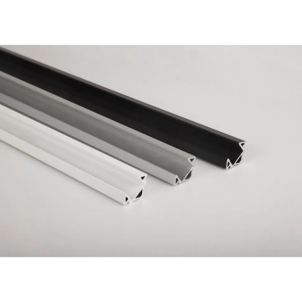 Alumiiniprofiili LED-nauha Hide-a-lite Art Corner 2m alumiini