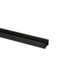 Alumiiniprofiili LED-nauha Hide-a-lite Art Low 2m musta