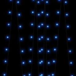 Aurinkoenergia keijuvalot 2 kpl 2x200 LED sininen sisä/ulko