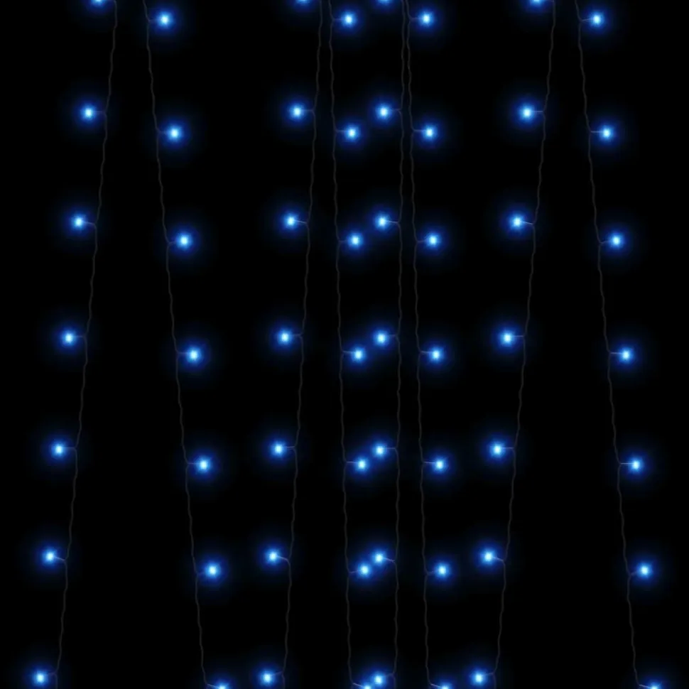 Aurinkoenergia keijuvalot 2 kpl 2x200 LED sininen sisä/ulko