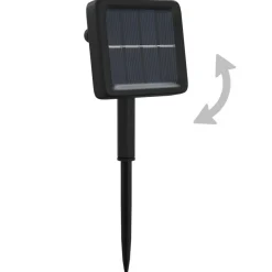 Aurinkoenergia keijuvalot 2 kpl 2x200 LED sininen sisä/ulko