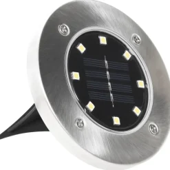 Aurinkoenergia maavalaisimet 8 kpl led lämmin valkoinen