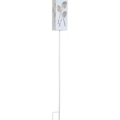 Aurinkokennokoristevalaisin Star Trading Albaleaf, 95x95x900mm, valkoinen