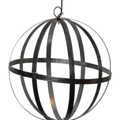 Aurinkokennokoristevalaisin Star Trading Astri 25cm, hopea