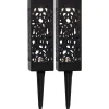 Aurinkokennokoristevalaisin Star Trading Izola, 18cm, musta, 2kpl/pkt