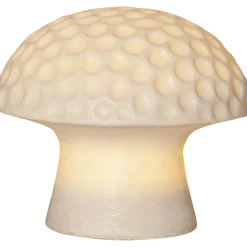 Aurinkokennokoristevalaisin Star Trading Sandy koristesieni 15.7cm, valkoinen