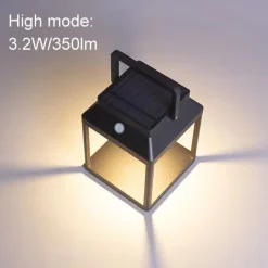 Aurinkokennokäyttöinen ulkovalaisin Sunwind Solar Square, musta