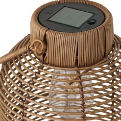 Aurinkokennolyhty House Nordic Brentford, ø20cm, IP44, 300mAH, ruskea