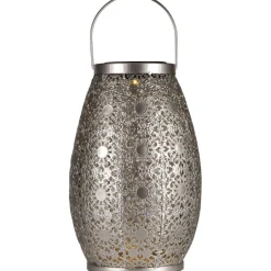 Aurinkokennolyhty Paulmann Pauleen Sunshine Temptation, 23.5cm, IP44, 3000K, hopea
