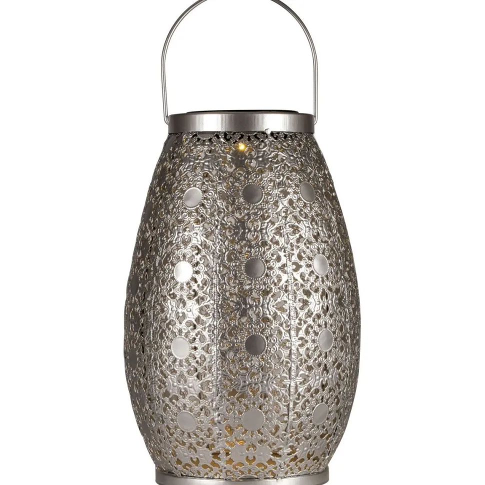 Aurinkokennolyhty Paulmann Pauleen Sunshine Temptation, 23.5cm, IP44, 3000K, hopea