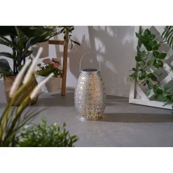Aurinkokennolyhty Paulmann Pauleen Sunshine Temptation, 23.5cm, IP44, 3000K, hopea