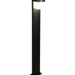 Aurinkokennopylväsvalaisin Trio Colombo Hybrid LED 50cm liike- ja hämärätunnistin 4000K mattamusta