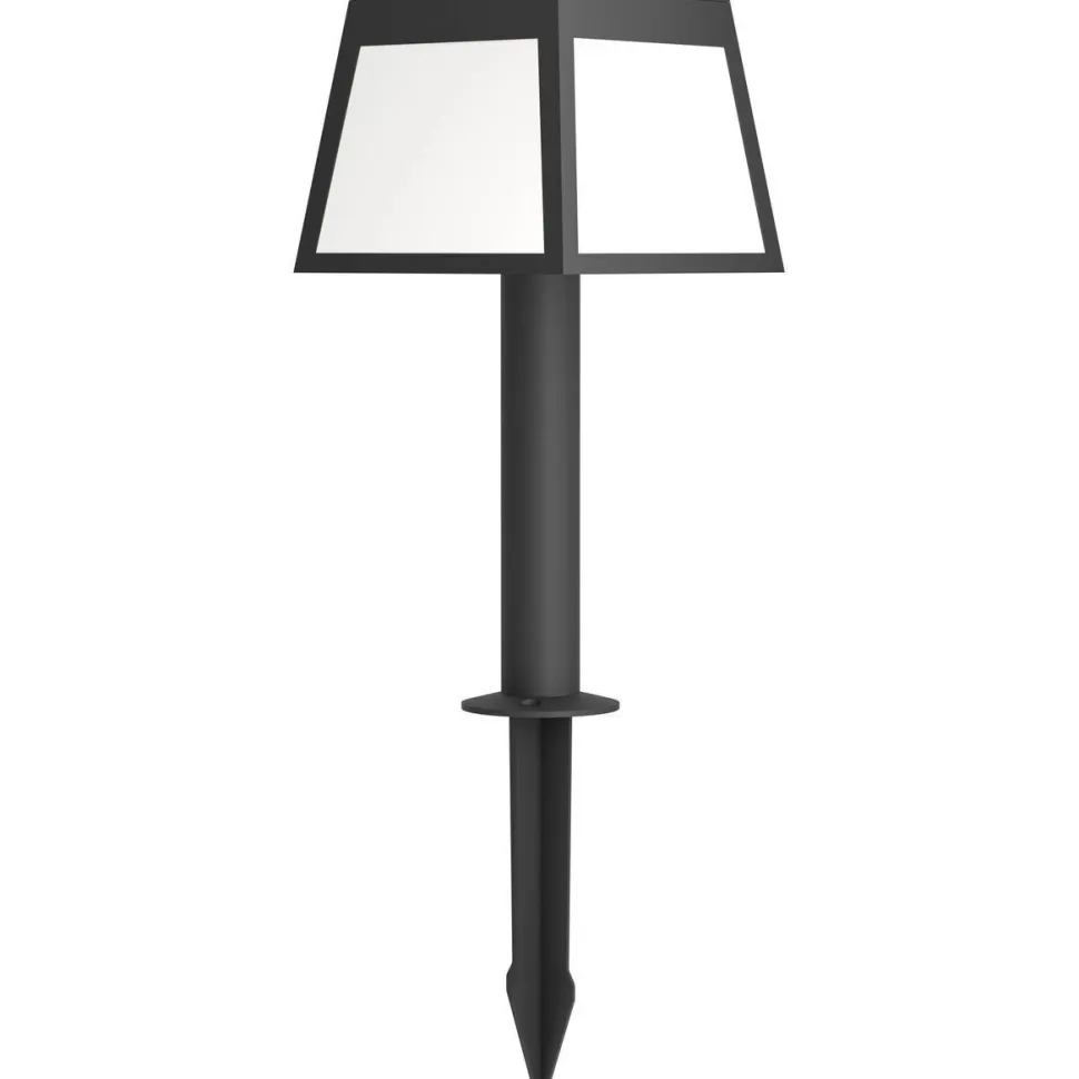 Aurinkokennopylväsvalaisin Eglo Altilia, 56cm, musta/valkoinen