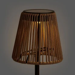 Aurinkokennopöytävalaisin House Nordic Salford, IP44, 1.2V, 600mAh, ruskea