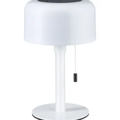Aurinkokennopöytävalaisin Paulmann Bartja USB-ladattava IP44 2700K himmennettävä valkoinen