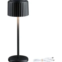 Aurinkokennopöytävalaisin Paulmann Solar Else USB-ladattava IP44 himmennettävä 2700K valkoinen