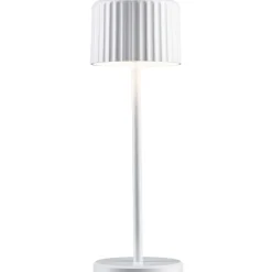 Aurinkokennopöytävalaisin Paulmann Solar Else USB-ladattava IP44 himmennettävä 2700K valkoinen