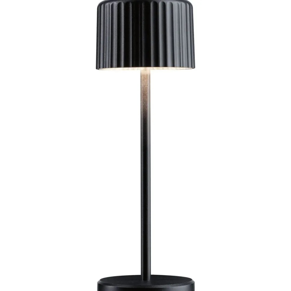 Aurinkokennopöytävalaisin Paulmann Solar Else USB-ladattava IP44 himmennettävä 2700K valkoinen