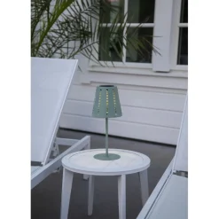 Aurinkokennopöytävalaisin Star Trading Sola, 35cm, musta