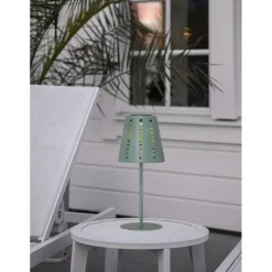 Aurinkokennopöytävalaisin Star Trading Sola, 35cm, musta