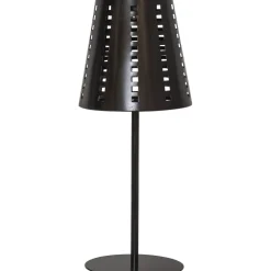 Aurinkokennopöytävalaisin Star Trading Sola, 35cm, musta
