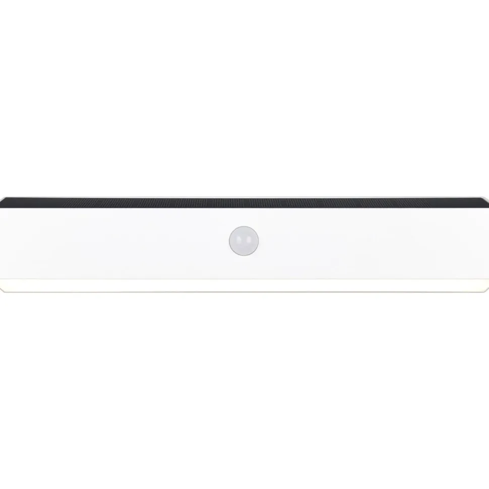 Aurinkokennoseinävalaisin Trio Silves Hybrid Solar LED ladattava liike- ja hämärätunnistin 4000K alas valkoinen